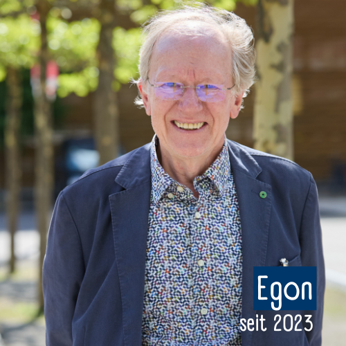 Das Bild zeigt Egon (Ehrenamt seit 2023)